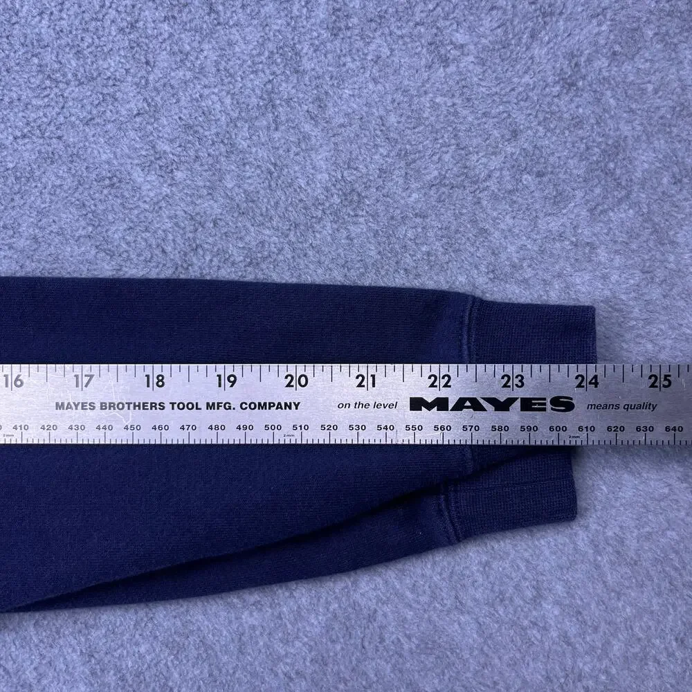 nike sweatshirt blue crew neck long sleeve mens medium
